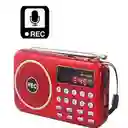 Radio Portatil Mini Bolsillo Am/fm Usb/mp3 Linterna Potente