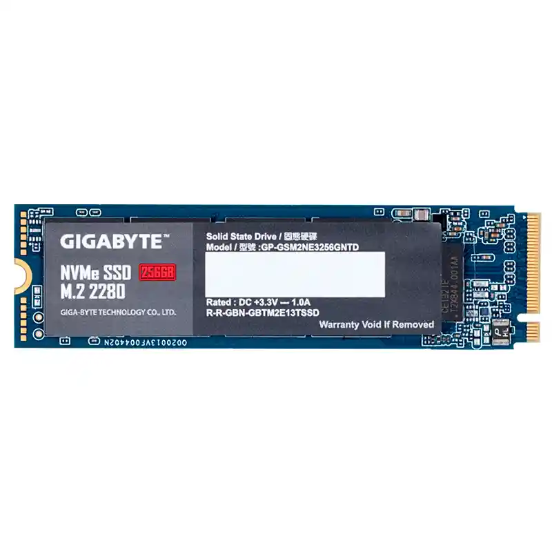 Gigabyte Unidad Solidam.2 Nvme Pcie 256Gb Gen 3X4