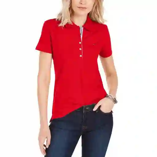 Talla Xs,s, M- Camiseta Polo Mujer Tommy Hilfiger Red | Original