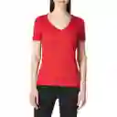 - Camiseta Mujer Tommy Hilfiger Cuello En V Red | Original
