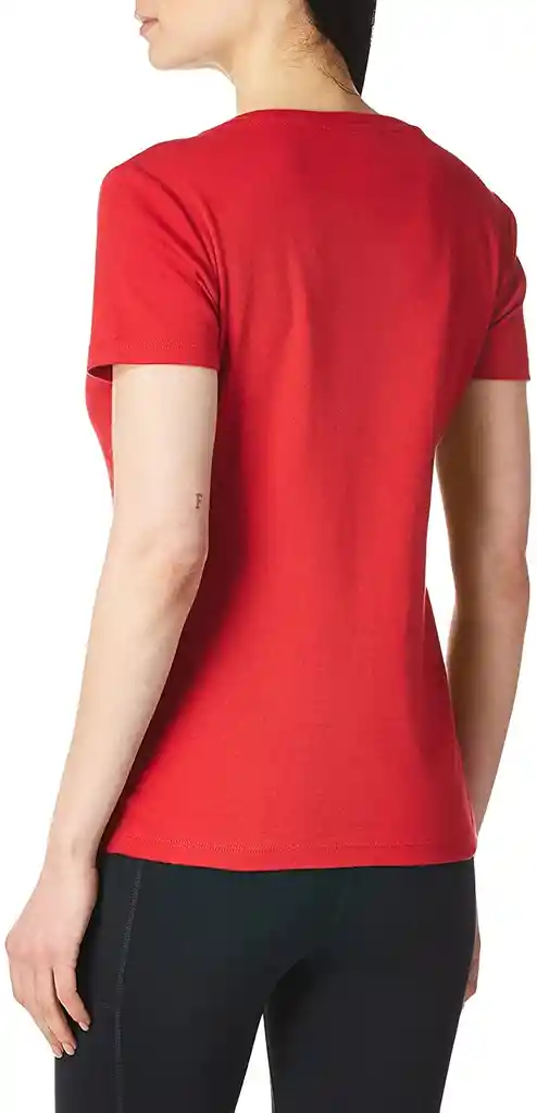 - Camiseta Mujer Tommy Hilfiger Cuello En V Red | Original