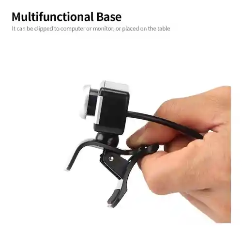 Cámara Web Con Microfono 480p Zoom Skype Compatible Con Mac