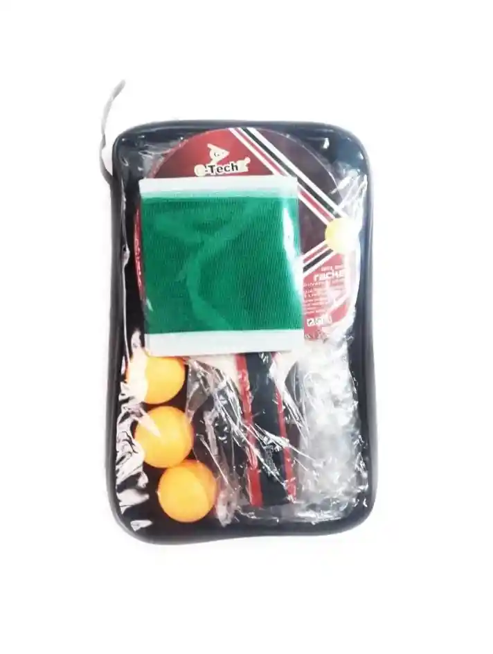 Set 2 Raquetas Ping Pong 1 Malla 3 Pelotas Bolas 2 Parales