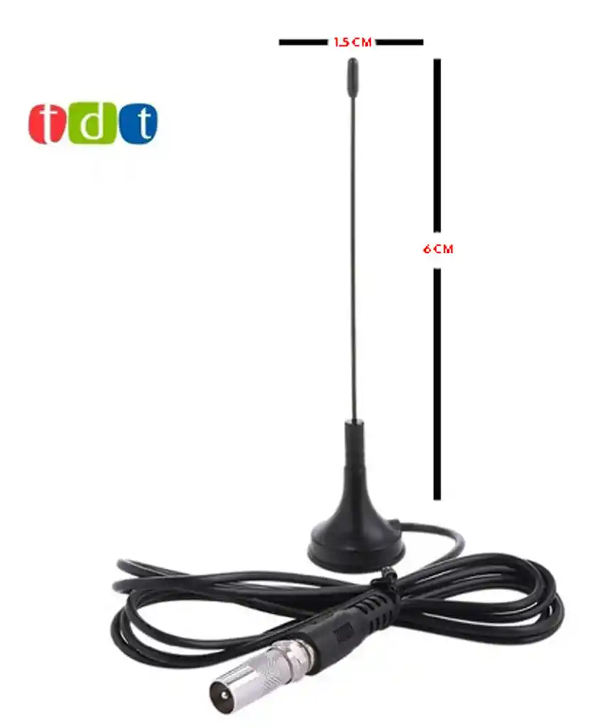 Tdt Antenainterior Xt Cable 1.47M Coaxial F Tv Coche