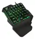 Teclado Gamer Una Mano 35 Teclas G92 Retroiluminado Membrana