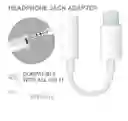 iPhone Convertidor Plug 3.5Mm Para6 7 8 10X Audifono Adaptador