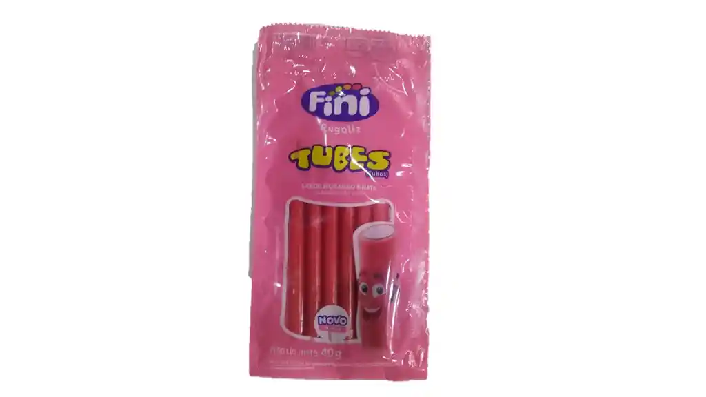 Fini Tubes Sabor Fresa Y Nata X 40g