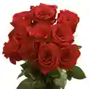 Rosas Rojas X 12 En Caja Rosada + Chocolates Don Eloy