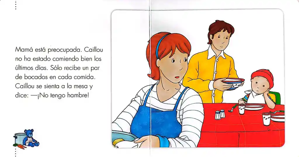 Libro Para Niños Hábitos Saludables Caillou Prueba Comidas