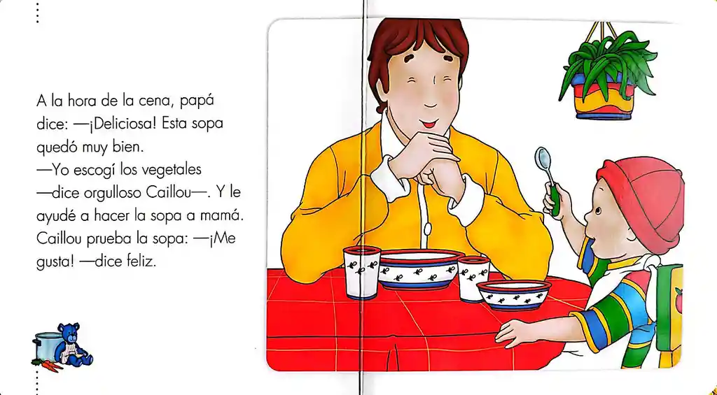 Libro Para Niños Hábitos Saludables Caillou Prueba Comidas