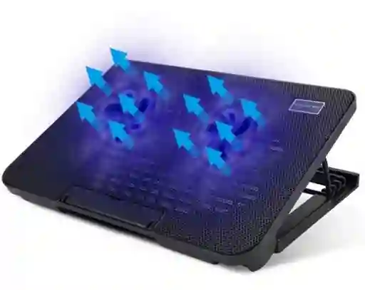 Base Refrigerante Gamer Portátil 5 Niveles 2 Ventiladores