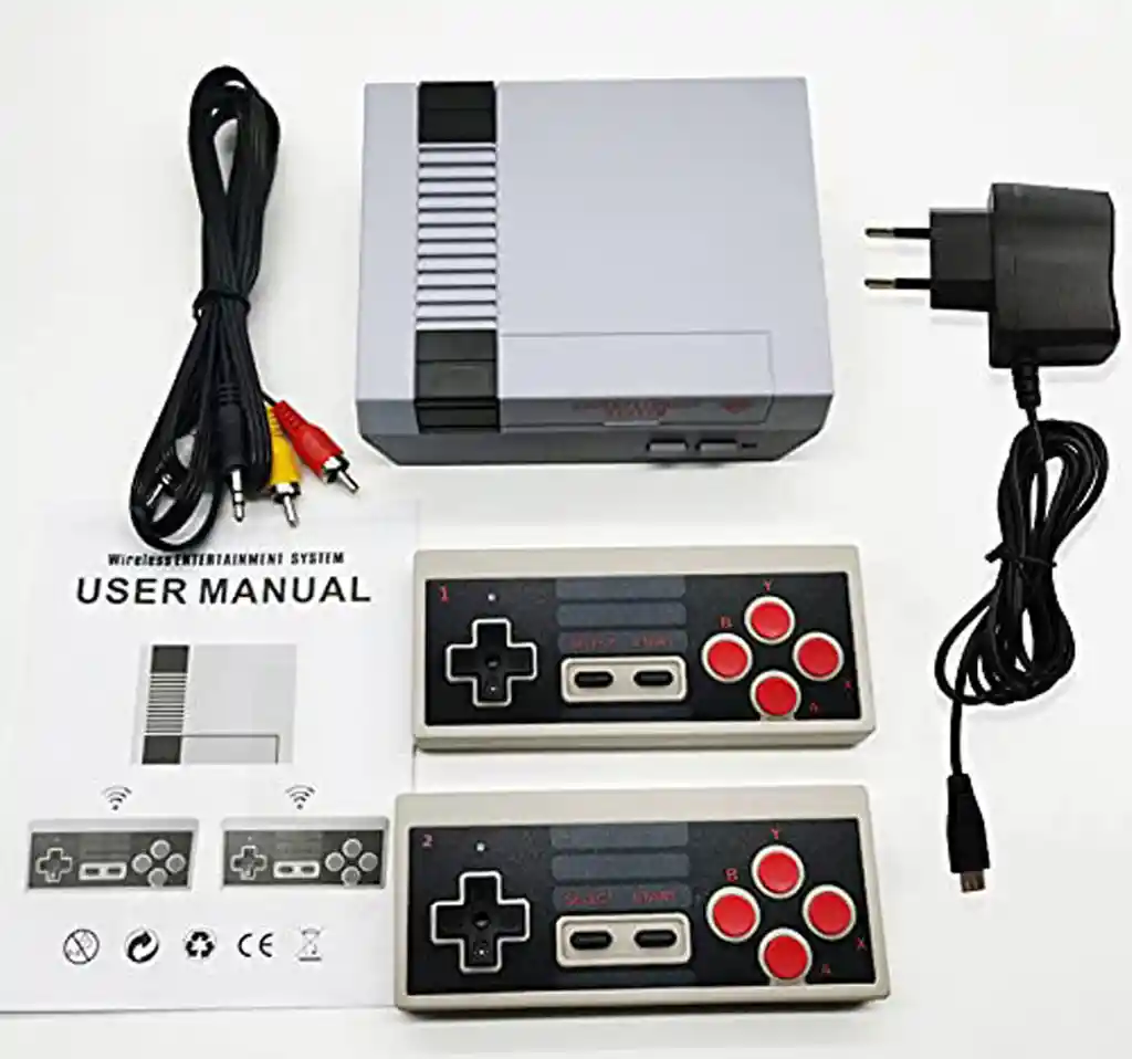 Mini Consola Clásica Retro Family Video 620 Juegos Para Tv