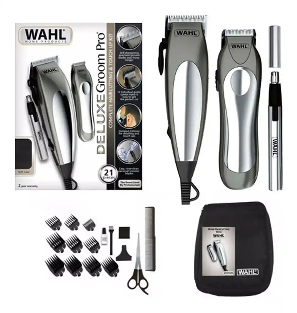 Wahl Combo Peluquera  Delux Groom Pro Nuevo Garantia