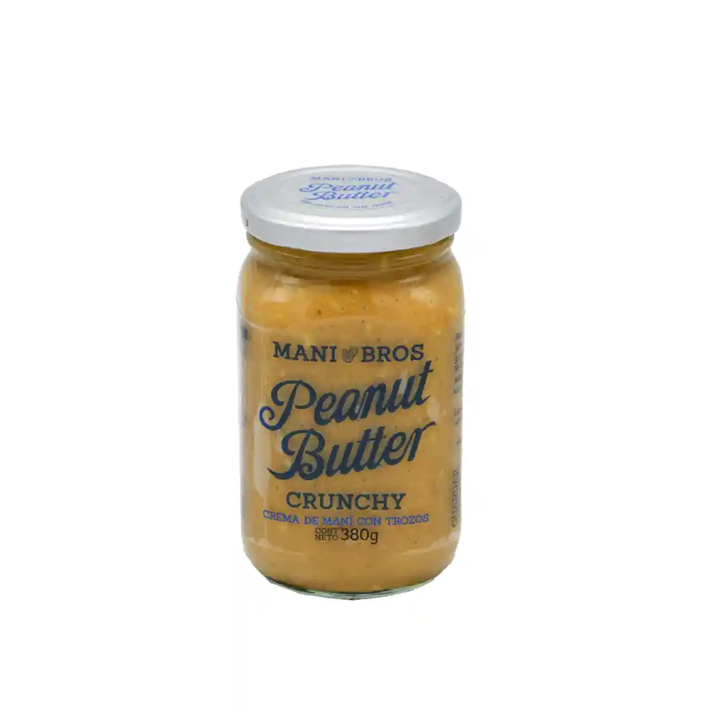 Peanut Butter Crema De Mani Crunchy Con Trozos De Mani