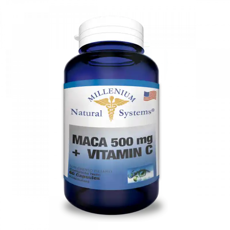 NATURAL SYSTEMS Maca 500 Mg + Vitamina C X 60 Cap