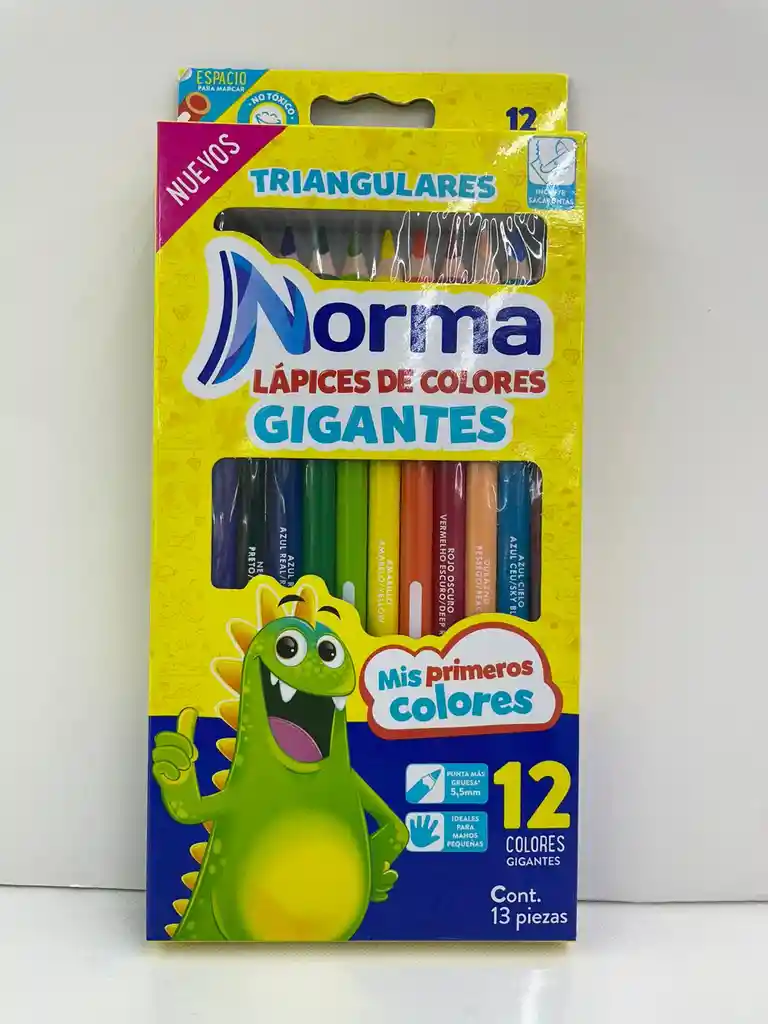 Norma Colores Triangulares X 12 Und