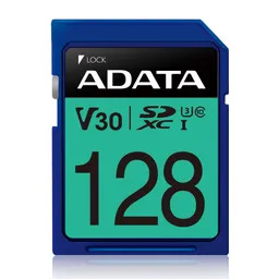 Memoria Sd Adata 128gb Premier Pro Sdxc Uhs-i U3 Video En 4k