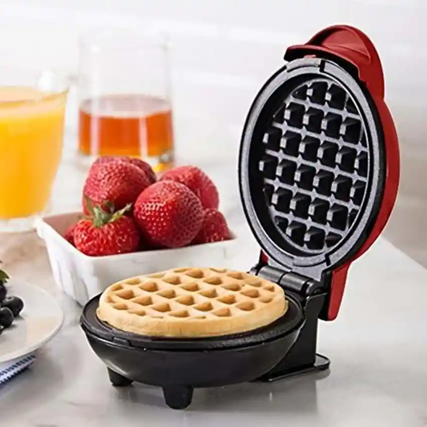 Mini Maquina Para Hacer Waffles Extra Rapido