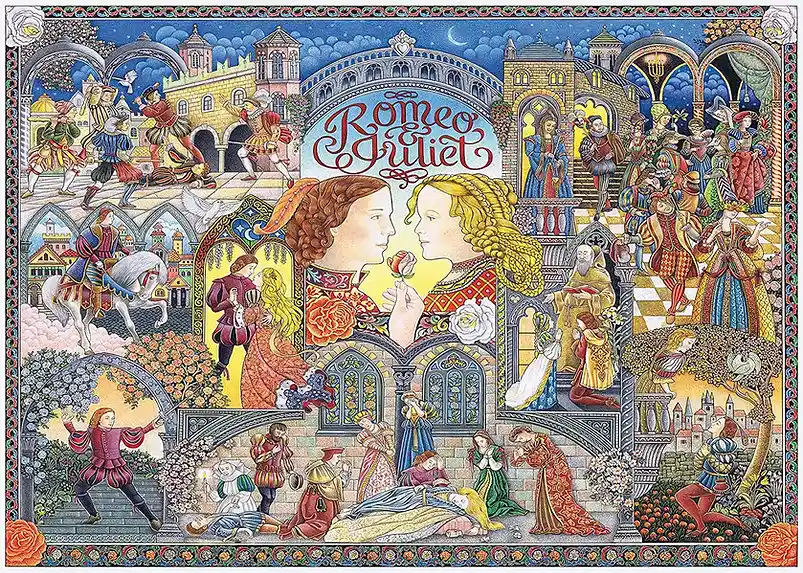 Ravensburger Rompecabezas 1000 Piezas Romeo Y Julieta Adultos