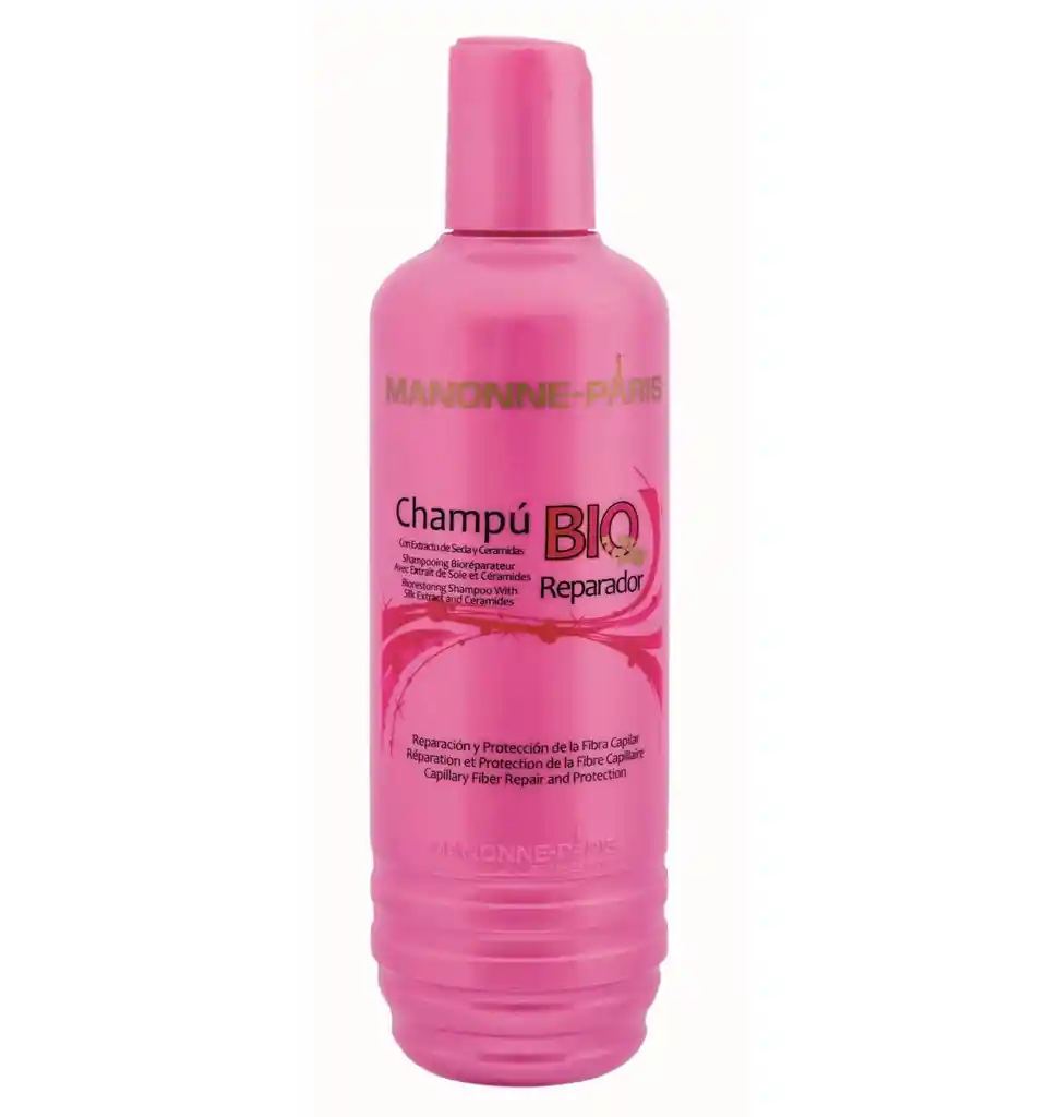 Champu Bioreparador Cuidado Keratina 320ml. Manonne Paris