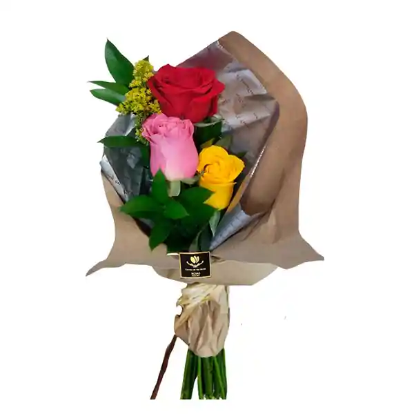 Bouquet Multicolor X 3 Unidades