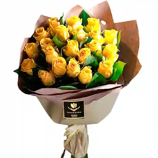 Bouquet 24 Rosas Amarillas