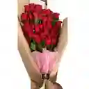 Bouquet 50 Rosas Rojas