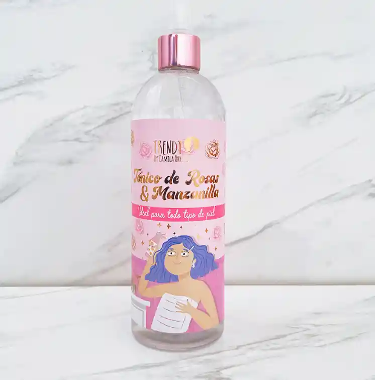 Tónico De Rosas Agua De Rosas Trendy Gigante 480ml Tr480