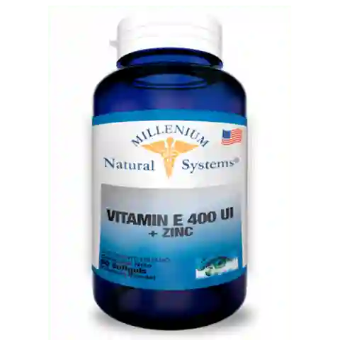 Vitamina E 400 Ui + Zinc X 60 Softgels Natural Systems