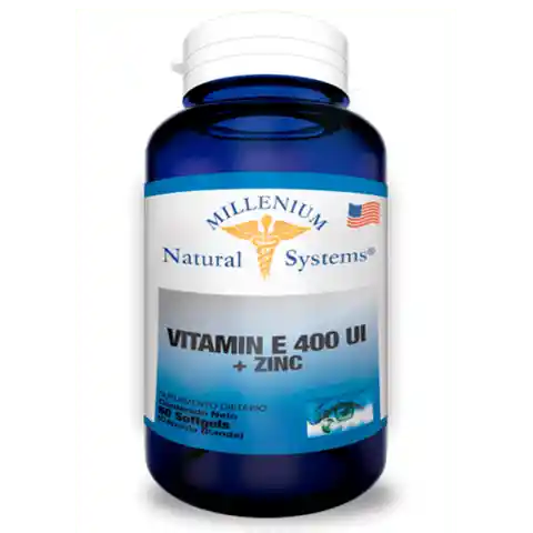 Vitamina E 400 Ui + Zinc X 60 Softgels Natural Systems