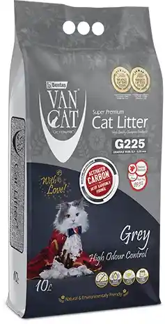 Arena Van Cat Carbono Activado Gris -8.5kg