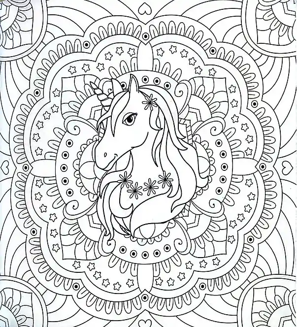 Libro Primeras Mandalas Unicornios Colorear Niñas Niños