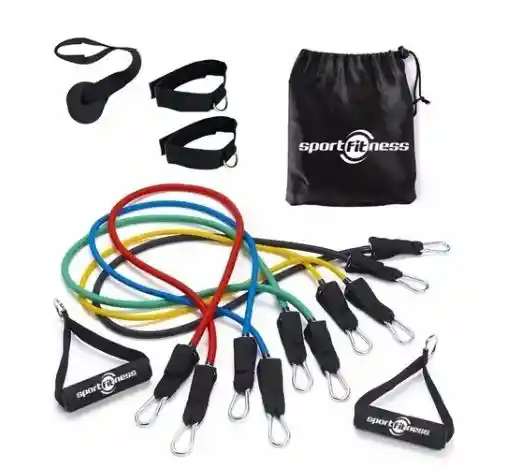 Sportfitness Set Kit Bandas Elasticas Tubulares X5