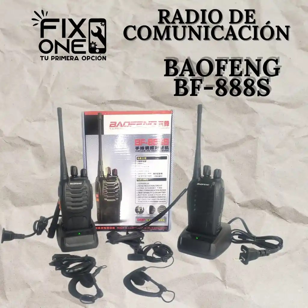 Radio De Comunicacion Baofeng Bf-888s *intercomunicador*