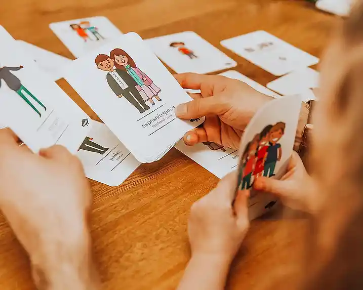 Kocodio Flash Cards La Familia Tarjetas Didácticas Niño Niña