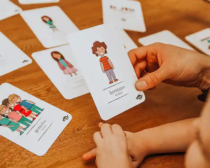 Kocodio Flash Cards La Familia Tarjetas Didácticas Niño Niña