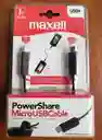 Maxell Power Share Micro Usb Cable Marca