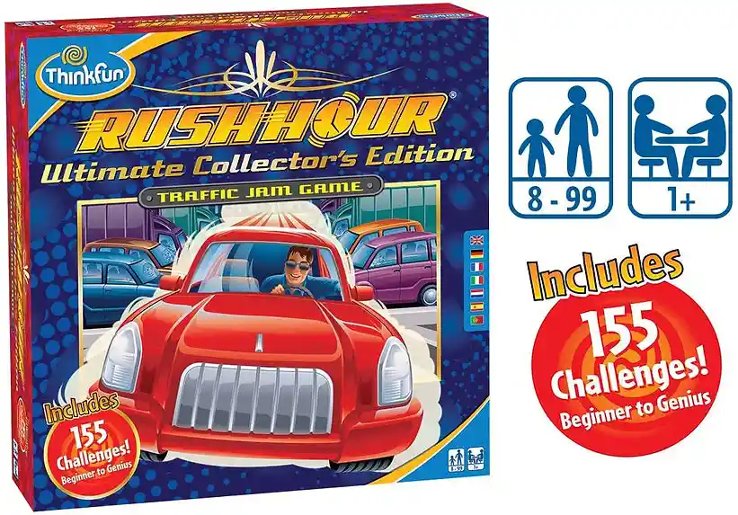 Juego De Mesa Rush Hour Deluxe Juego De Lógica Adultos Niños