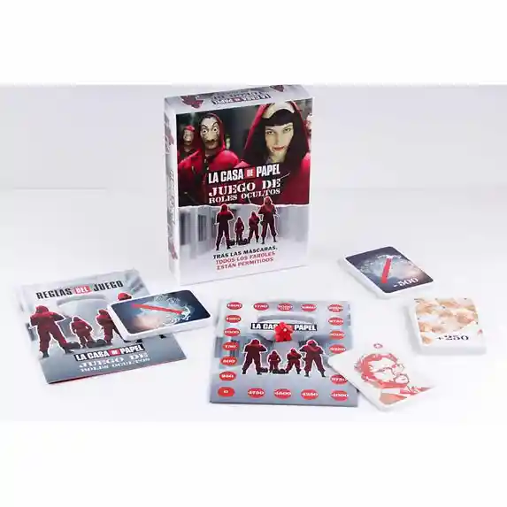 La Casa De Papel Juego De Mesa Roles Adultos Niños