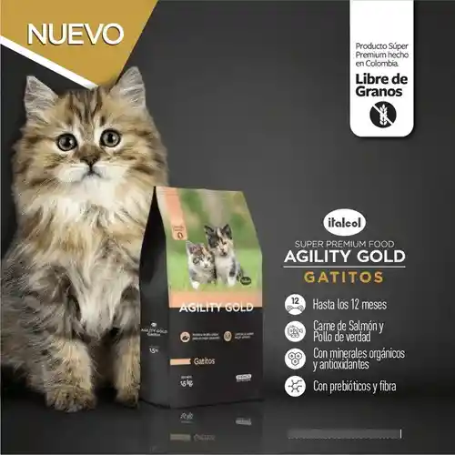 Agility Gold Gatitos X 3 Kg