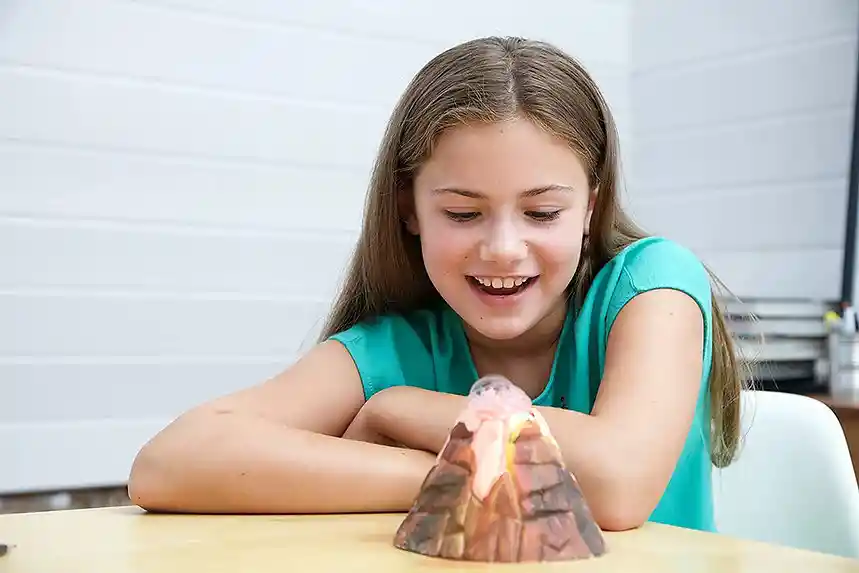 Juguete Experimento Niños Niñas Stem Volcán Tierra Cristales