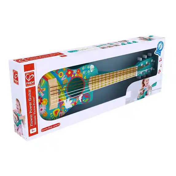 Guitarra Para Niñas Niños Instrumento Musical Azul