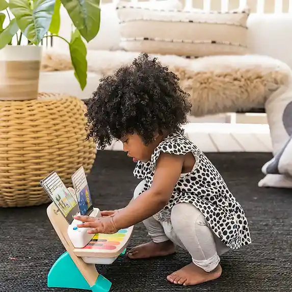 Piano Para Niños Bebe Juguete En Madera Instrumento Musical