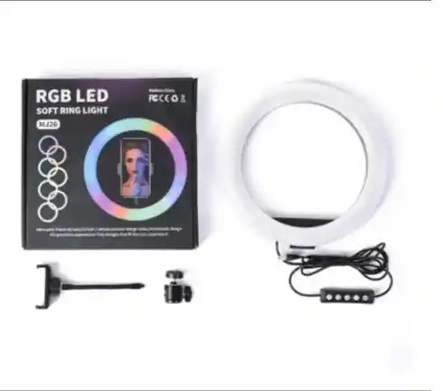 Aro De Luz Rgb 26 Cm Led