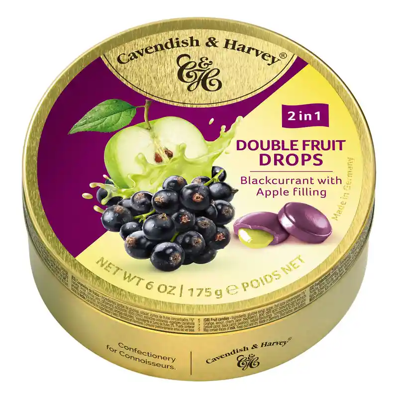 Cavendish & Harvey Blackcurrant Whit Apple Filling Drops 175g