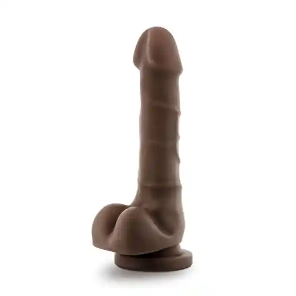 Dildo Dr. Skin - Realistic Cock - Basic 18 Cm- Chocolate