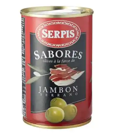 Serpis Aceitunas  Rellenas Jamon Serrano X 300 G