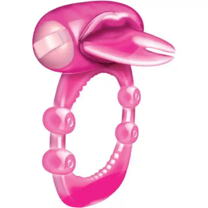 Anillo Vibrador Forked Tongue. Magenta