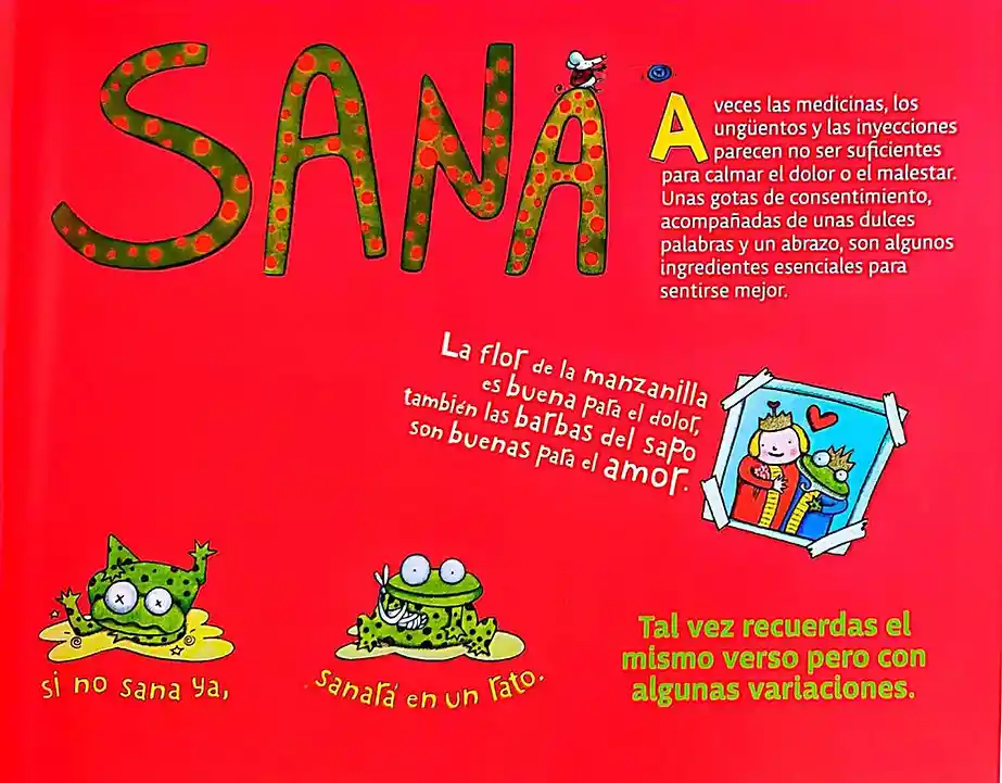 Libro Para Niños Sana Que Sana Una Canción Para La Ocasión