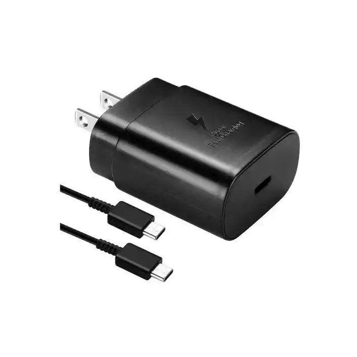 Adaptador Samsung Super Fast Wall Charger 25watt Con Cable Usb-c